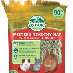 Oxbow Western Timothy Hay Small Animal Hay - 90 oz Bag