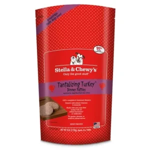 Stella & Chewy's Frozen Dog Food Dinner Patties Turkey - 6 lbs
