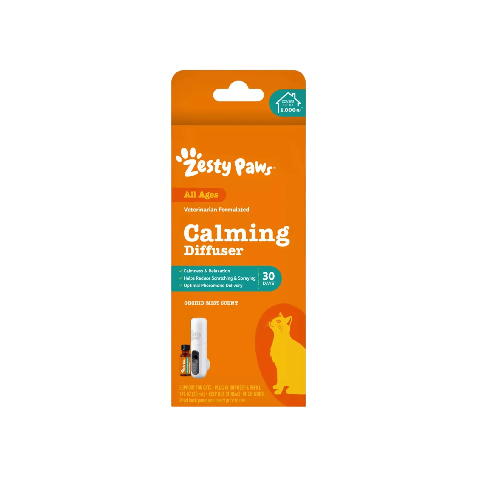 Zesty Paws Calming Pheromone Diffuser Kit for Cats