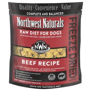 Northwest Naturals Freeze Dried Beef Nuggets Freeze-Dried Dog Food - 12 oz Bag