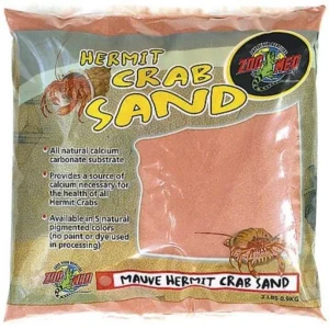 Zoo Med Laboratories Hermit Crab Sand Mauve Color - 2 Lbs