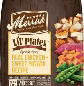 Merrick Lil' Plates Chicken & Sweet Potato Freeze-Dried Dog Food - 4 lb Bag