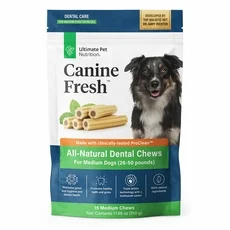 Ultimate Pet Nutrition All Natural Canine Fresh Dental Chews Sticks for Medium Dogs - Image 2
