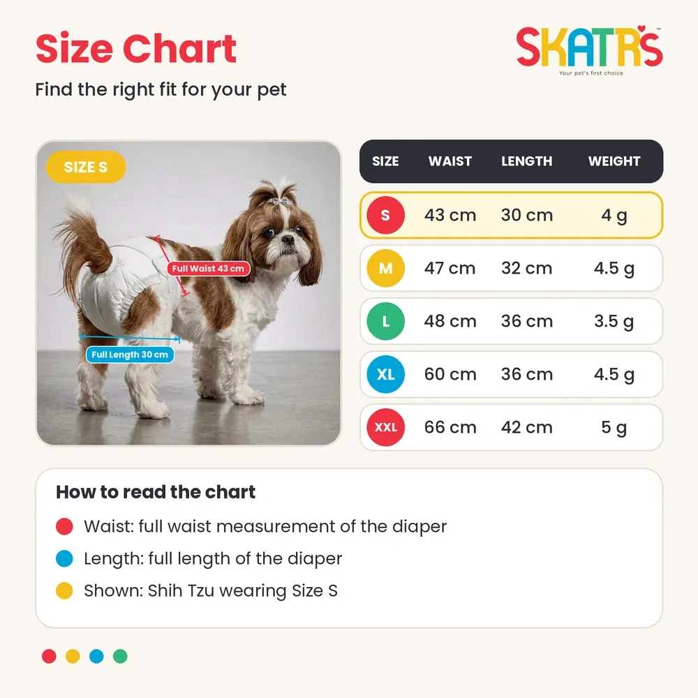 Skatrs Diapers for Female Dogs - Image 2