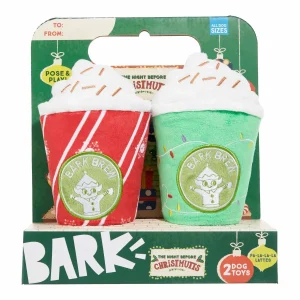 BARK Fa-La-La-Lattes Plush Dog Toy 2 ct