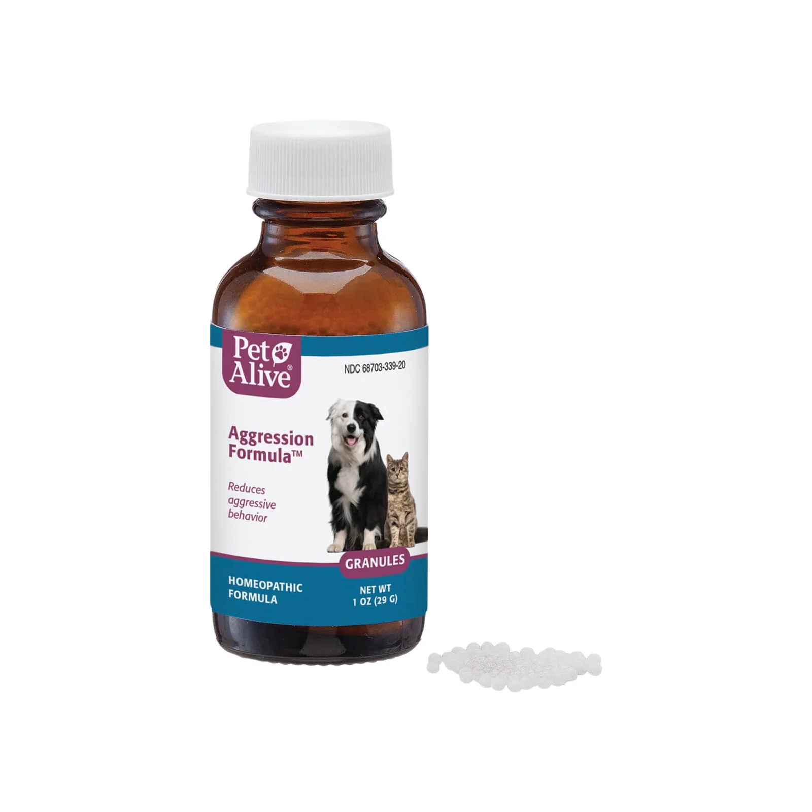 PetAlive Aggression Formula Homeopathic Remedy for Dogs & Cats - Image 2