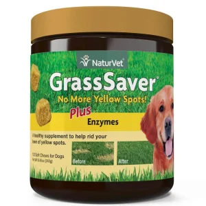 Naturvet GrassSaver Soft Chew Dog Supplements - 120 ct Jar