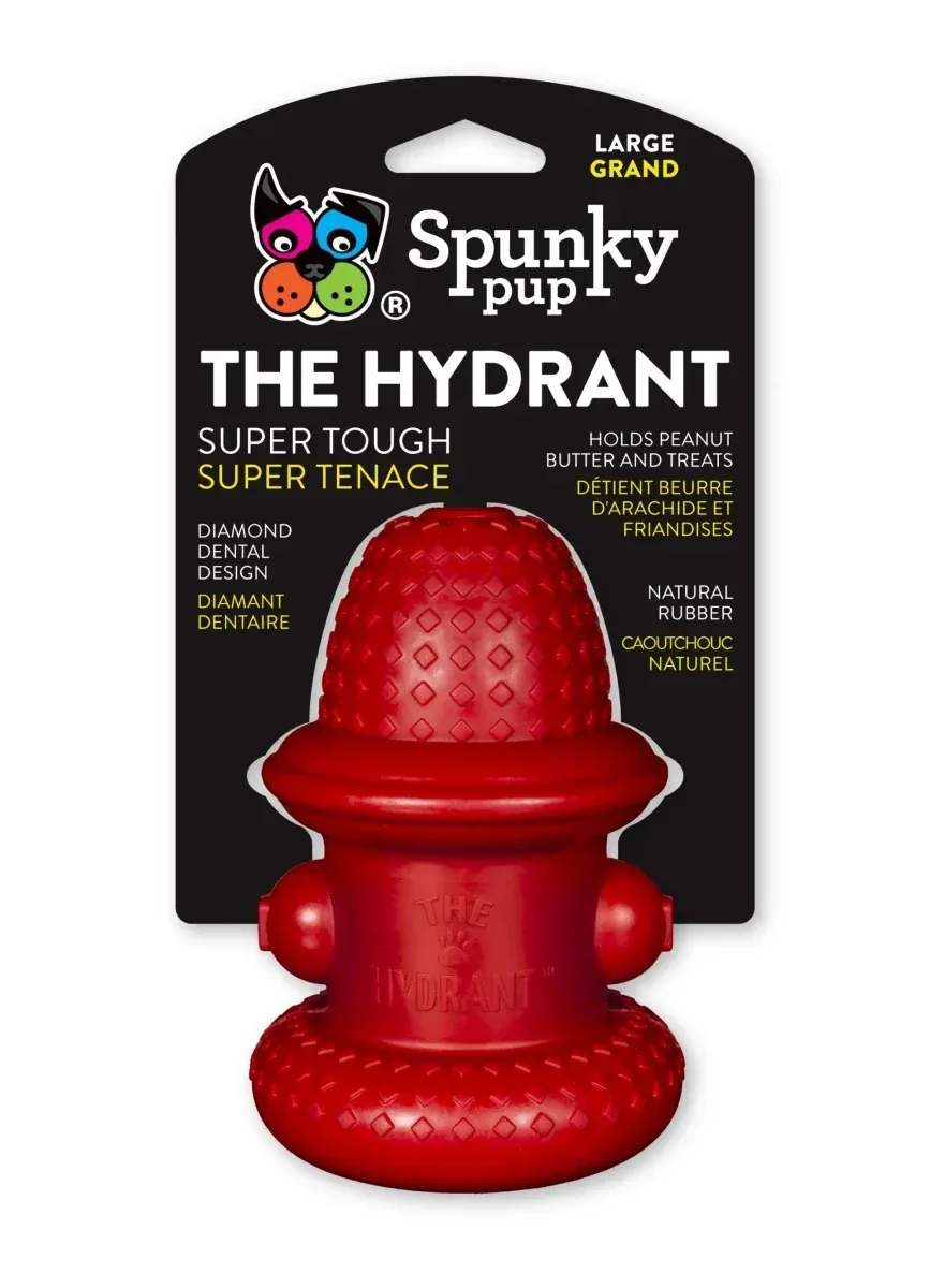 Spunky Pup Rubber Hydrant Dog Toy - Image 2