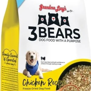 Grandma Lucy's 3 Bears Chicken Dog Food Freeze-Dried Dog Food - 3 lb