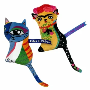 KONG Artz Kahlo/Picasso Cat Toy, 2-Count