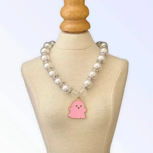 My Fa-BOO-Lous Pearl Ghost Necklace