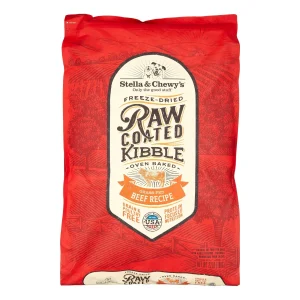 Stella & Chewy's Raw Coated Beef Dry Dog Food - 22 lbs
