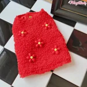 Wooflink Vivid Winter Coat in Red