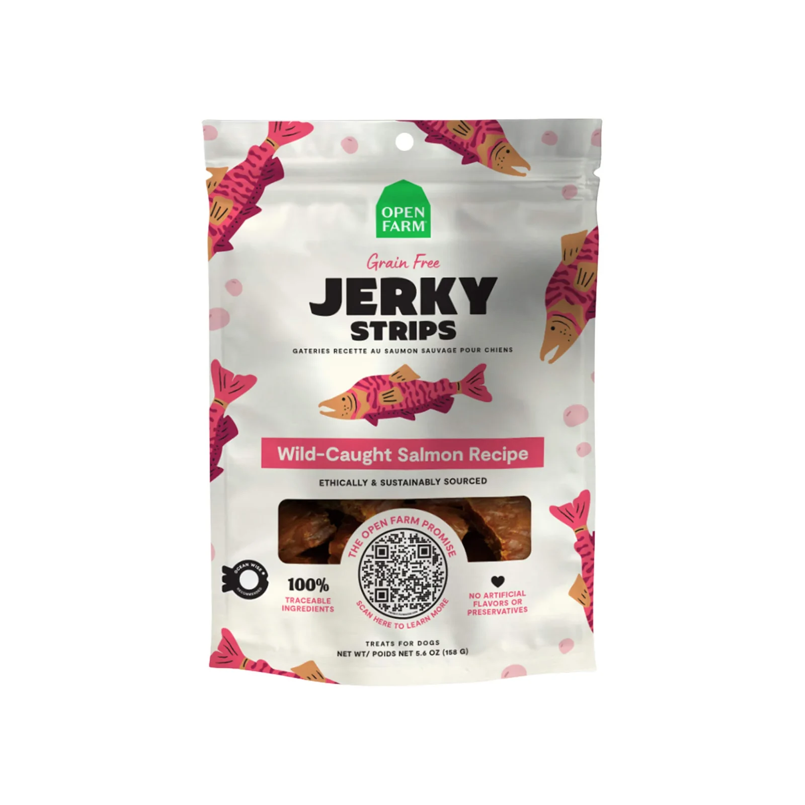 Open Farm Grain Free Jerky Strips Dog Treats