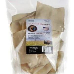 Tasman's Natural Pet Bison Rawhide Bison Rawhide Chips Dog Natural Chews - 1 lb Bag