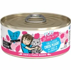 Weruva BFF PLAY CHECK PLEASE Tuna Pate Canned Cat Food - 5.5 Oz - Case of 8