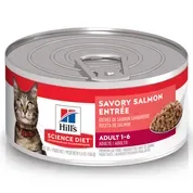 Hill's Science Diet Adult Savory Salmon Entree Wet Cat Food