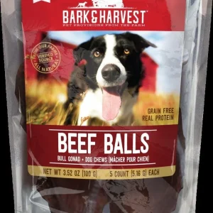 Bark + Harvest by Superior Farms Beef Balls Jerky Dog Natural Chews - 100g