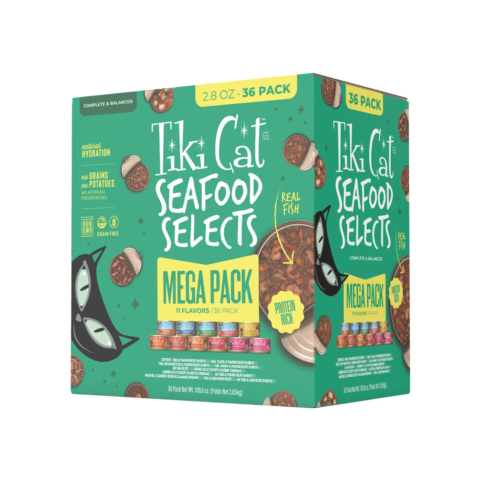 Tiki Cat Seafood Selects 10 Flavor Variety Stews Wet Cat Food - Image 2