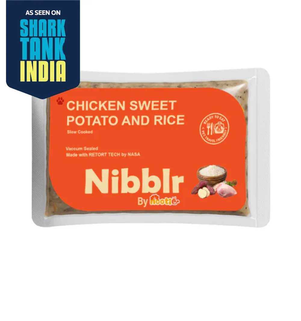 Nibblr By Nootie Wholesome Chicken Sweet Potato & Rice Ready to Eat Meal Dog Wet Food