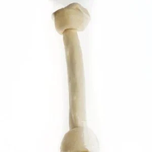Tasman's Natural Pet Bison Rawhide 16" - 18" Jumbo Bone Dog Natural Chews - 1 Pack