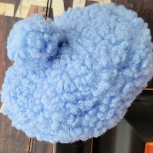 Wooflink Vivid Winter Beret in Blue