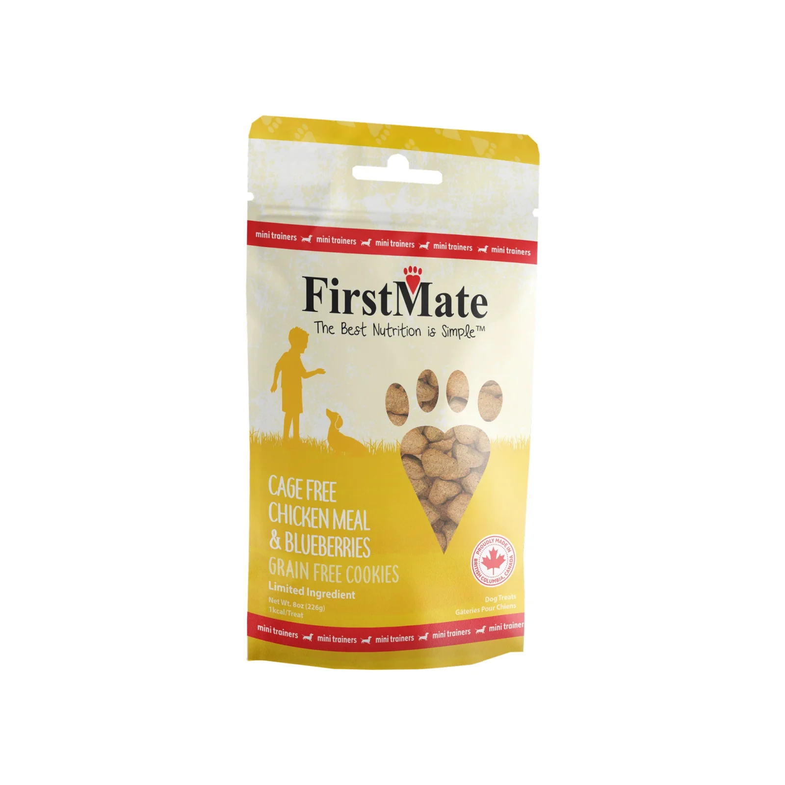 FirstMate Grain Free Mini Cookies Treats for Dogs