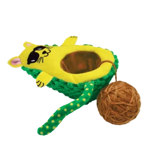 Kong Wrangler Avocato Toy for Cats (Green)