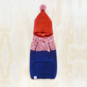 Colby Hoodie Sweater - Marled Orange