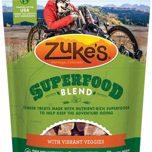 Zuke's All Natural Superfoods Vibrant Veggies Soft and Chewy Dog Treats - 6 oz Bag
