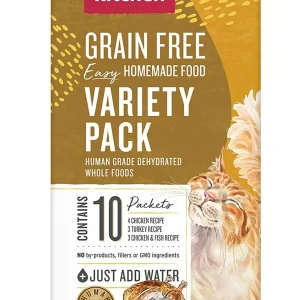 Honest Kitchen Cat Grain-Free Dehydrated 10 Pack Variety Pack - 1 Oz - Case of 10