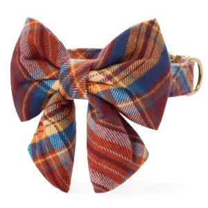 Marlow Plaid Flannel Lady Bow Collar