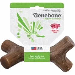 Benebone Dog Chews Bacon Stick - Medium