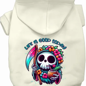 Tropical Grim Reaper Pet Hoodie