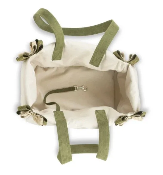 Susan Lanci Luxury Purse Carrier Collection- 2 Toned Doe & Olive - Image 2