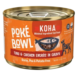 Koha Grain-Free Poke Tuna Chicken Canned Cat Food - 5.5 Oz - Case of 24