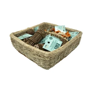 Oxbow Enriched Life Twisty Rings & Willow Bundle Basket