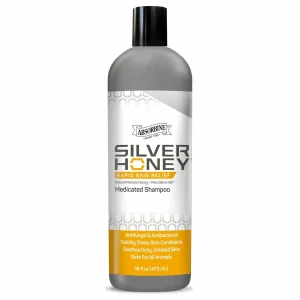 Absorbine Pet - Silver Honey Rapid Skin Relief Medicated Pet Shampoo, 16 fl oz