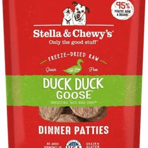 Stella & Chewy's Frozen Dog Food Dinner Patties Duck - 12 lbs
