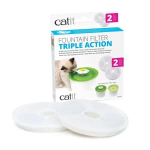 Catit 2.0 Triple Action Water Softner Replacement Filter for Catit Water Fountains