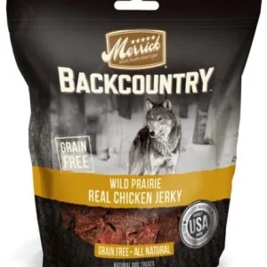 Merrick Treats Wild Prairie Chicken Jerky Dog Jerky Treats - 4.5 oz Bag