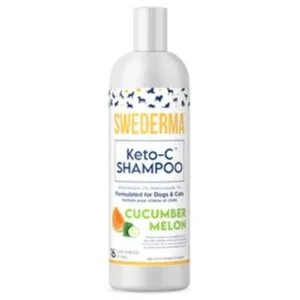 Proden Plaqueoff Swederma Therapeutic Keto-C Cucumber Melon Cat and Dog Shampoo - 16oz