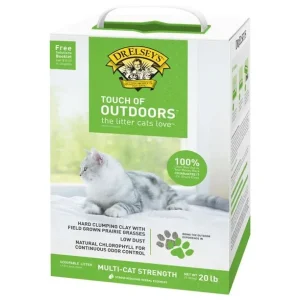 Dr. Elsey's Precious Cat Litter Alternative Premium Clumping Touch of Outdoors Cat Litter - 20 lb Box