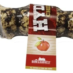 Bark + Harvest by Superior Farms HydeOut Cheek Roll Applewood Smoke Flavored 5" - 6" Dog Natural Chews - Display Box - Case of 10