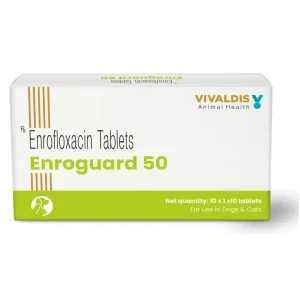 Vivaldis Enroguard 50mg (Enrofloxacin) Tablets for Dogs and Cats