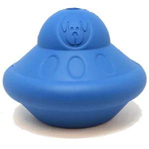 SN Flying Saucer Durable Rubber Chew Dog Toy & Treat Dispenser