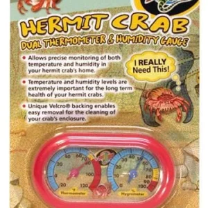 Zoo Med Laboratories Hermit Crab Dual Thermometer & Humidity Gauge