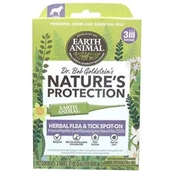 Earth Animal Dog Nature's Protection SPOT Flea and Tick - Medium