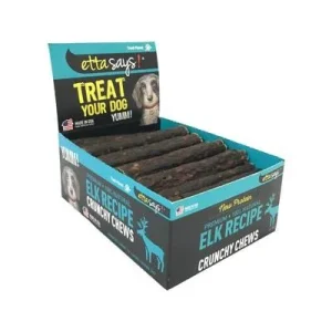 Etta Says Dog Treats Crunchy Chew Elk - 4.5 Inches - 36 Count