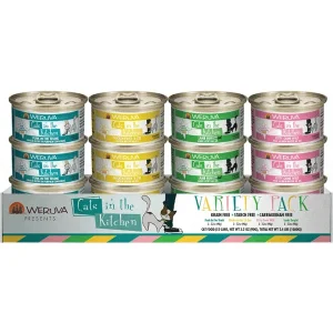 Weruva Cats in the Kitchen Variety Pack Canned Cat Food - 3.2 Oz - Case of 12